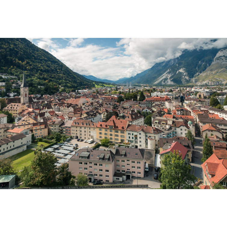 Ebern Designs Zayde Chur Town, Switzerland On Canvas Photograph Wayfair